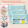 5Pack Luxury Individually Wrapped Sensitive Skin Disposable Wet Toilet Paper; 50 Count Personal Hygiene Travel Toilet Wet Wipes; Flushable Adult Toilet Wipes for Home,Travel, Daily Use view 3