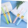 BIUDECO Kids Cartoon Toothbrush Set Adorable Duck Shape with Soft Bristles 4pcs for Comfortable Oral Care Experience, Pp Material to Encourage Healthy Brushing Habits for Children Aged view 3