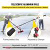 Cleaning Brush Telescopic Brush with Glass Scraper and Water Supply, Greenhouse Roof Cleaning Kit, Telescopic Pole Brush Window Cleaning Pole () view 4