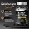 HealthEssent Activated Charcoal Tablets 1200mg + Bio Cultures Trapped Wind view 2