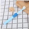 NIYANGLE 2pcs Soft Bristle Toothbrush for Cleaning Cartoon Design Yellow Sky Blue Fine Workmanship Protects Enamel Oral Care view 3