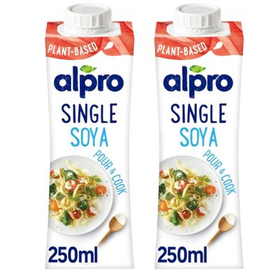 Vegan cream single Alpros 2x125ml (2x125ml)