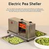 Electric Pea Sheller Machine with Adjustable Rollers, Stainless Steel Peeler for Efficient Home Use, Multifunctional Peeling Device with Non-Slip Feet view 2