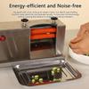 Electric Pea Sheller Machine with Adjustable Rollers, Stainless Steel Peeler for Efficient Home Use, Multifunctional Peeling Device with Non-Slip Feet view 4