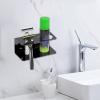 Nbbwwu Razor Holder for Wall | Adhesive Shaving Cream Holder - Shaving Accessories Mount Bracket for Bathroom Apartment College Dorm Home Toilet Hotel Organization view 2