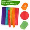 POPETPOP 100pcs Ice Cream Sticks Craft Sticks for DIY Dessert for Home Baking for Cakesicle Craft view 3