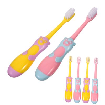 Beavorty 6pcs Boys and Girls Toothbrushes Adorable Cartoon Soft Bristles Toothbrush for Boy Girl Oral Care Brushing Teeth at Home Travel Random Color