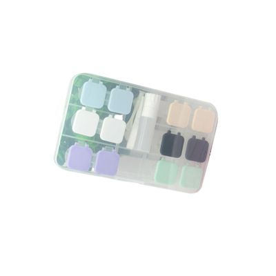 CALLARON Large Capacity Lens Storage Kit Durable Case Box for Travel Outdoor Use with Mixed Color Compartments Portable and Easy to Carry