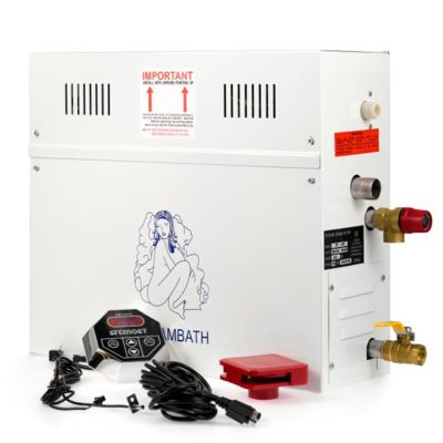 Sauna Heater, Steam Generator Shower Sauna Steam Bath Heater, Home Steam Shower System with LED Display Controller, Bath Spa Generator with Self-Draining for Home Commercial Use(9kw)