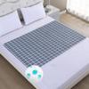 Hearda 2 Pieces Incontinence Bed Pads, Reusable Washable Incontinence Sheets Premium Stamp Bed Mats for Incontinence 4 Layers Absorbent Protector for Kids Adults Elderly (Gray Grid,120x150cm) view 1