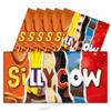 6x Silly Cow (Ripped Effect) Funny Chocolate Bar Wrappers. Rude Joke Husband Wife Birthday Work Secret Santa Gift Novelty Prank Fun Friend Present (Chocolate Not Included). Pack of 6.