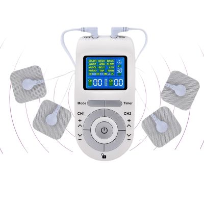 Back Massager Device, Low Frequency Pulse, Intelligent 12-Mode Muscle Relaxation Tool, Portable Electric Massaging Belt, for Waist, Shoulder, Neck, Post-Workout Travel & Home Use