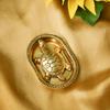 Ekhasa 100% Pure Brass Tortoise Vastu with Brass Plate | Tortoise for Good Luck for Home | Fengshui Turtle with Secret Wish & for Wealth | Kachuwa for Vastu | Good Luck Items for Office Desk & Gifts view 1