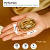 Ekhasa 100% Pure Brass Tortoise Vastu with Brass Plate | Tortoise for Good Luck for Home | Fengshui Turtle with Secret Wish & for Wealth | Kachuwa for Vastu | Good Luck Items for Office Desk & Gifts view 3