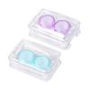 Anneome 2pcs Portable Container with Tweezers and Picking Stick Durable and Compact Cleaning Case for and Care Storage Box view 1
