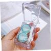 Anneome 2pcs Portable Container with Tweezers and Picking Stick Durable and Compact Cleaning Case for and Care Storage Box view 3