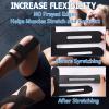4 Pcs Kinesiology Tape for Knees, Elastic Waterproof Pre Cut Sports Tapes (Black, Nude, Blue, Pink) view 3