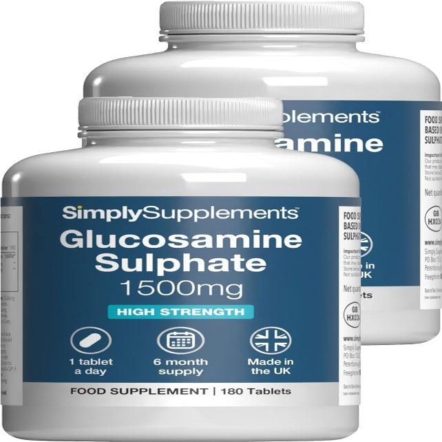 Glucosamine Sulphate 2KCl 1500mg | 360 Tablets | 12 Months' Supply