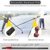 Water Fed Telescopic Brush, Window Cleaner EquipmentCleaning Photovoltaic and Solar Panels,Long-Reach Cleaning and Deck Brush, for Photovoltaic Panel Cleaning (Size : 18 view 4