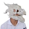 Doiyislem Dragon Bone Latex Face Cover - Full Face Scary Dragon Cover,Dinosaur Scary Skeleton Headgear Halloween Party Favors
