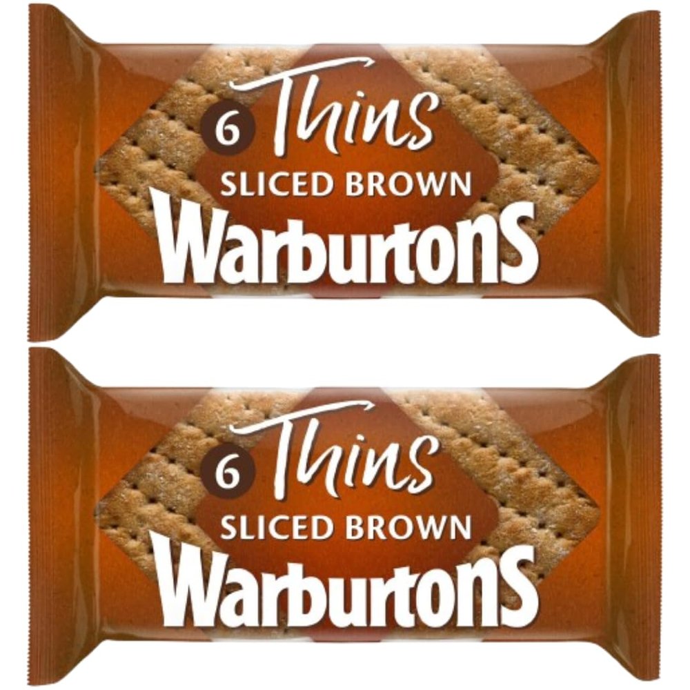 Brown Sandwich Thins Warburton 2x6 packs (2 Packs of 6 thins)