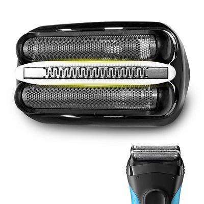 32B Replacement Shaver Heads, Compatible with Braun Series 3 Shavers Compatible with Braun 3040s, 3010s, 310s, 3000s, 3050cc, 3080s, 390cc & More Black