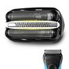 32B Replacement Shaver Heads, Compatible with Braun Series 3 Shavers Compatible with Braun 3040s, 3010s, 310s, 3000s, 3050cc, 3080s, 390cc & More Black view 1