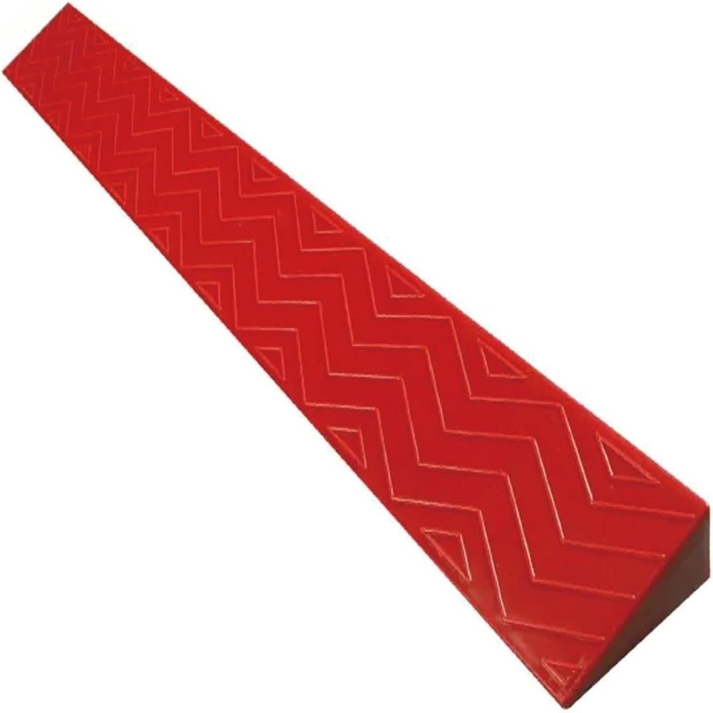 Threshold Ramp For Car Entrance, Disabled Ramp For Bathroom Entrance, Bicycle And Wheelchair Mobility(Red,100x13x6.5cm)
