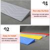 Threshold Ramp For Car Entrance, Disabled Ramp For Bathroom Entrance, Bicycle And Wheelchair Mobility(Red,100x13x6.5cm) view 3