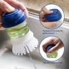 CELOX 2 Pack Dish Brush with Soap Dispenser for Kitchen Cleaning, Kitchen Brush for Dish Pot Pan Sink Cleaning view 2