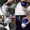 CELOX 2 Pack Dish Brush with Soap Dispenser for Kitchen Cleaning, Kitchen Brush for Dish Pot Pan Sink Cleaning view 3