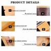 100pcs reusable sealed kraft paper bag with matte window and tear hole, suitable for small business and household use (5.5 x 7.9 inches) view 3