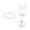 Anneome Electric Toothbrush Charger Base Holder with Protective Toothbrush Head Covers Compatible Storage Stand for Models Hygienic Dirt Resistant view 1