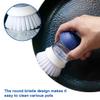 CELOX 2 Pack Dish Brush with Soap Dispenser Soap Dispensing Palm Brush for Cleaning Pots, Dishes view 3