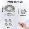 8 replacement razor blades for electric shaving view 2