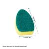 2Pcs Dish Wand Replacement Sponge Heads, Non Scratch Scrubber Pad, Kitchen Cleaning Tool for Pots, Plates, Bowls, Dishes, Sink view 2