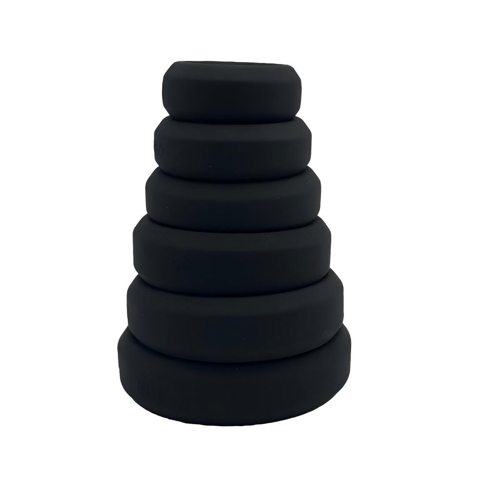 Soft and Comfortable Super-Elastic Stretch Ring (UKF153) (Black)