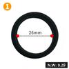 Soft and Comfortable Super-Elastic Stretch Ring (UKF153) (Black) view 2