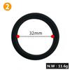 Soft and Comfortable Super-Elastic Stretch Ring (UKF153) (Black) view 3