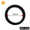 Soft and Comfortable Super-Elastic Stretch Ring (UKF153) (Black) view 4