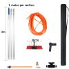 10ft 39ft Telescopic Window Cleaning Pole Water Fed Brush for Solar Panels 30cm/50cm Head Ideal for Cleaning Photovoltaic Systems and Hard-to-Reach Windows view 2