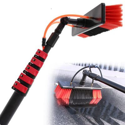 12FT Water Fed Pole Kit - Telescopic Brush for Solar Panel Cleaning & Truck Windows Washing - Complete Water Fed Cleaning Kit for Efficient Outdoor Cleaning Solutions