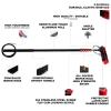 18FT Carbon Fiber Retractable Window Cleaning Brush - High Altitude Solar Panel Cleaner Water Fed Lightweight & Durable for Efficient Cleaning view 3