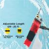 Telescopic Solar Panel Cleaning Brush & Window Cleaner Tool 7.2M/23.6Ft with Scraper 35Cm Brush Head for Glass Tiles Shower Screens - Efficient & Versatile Cleaning Solution view 2