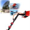 12ft Telescopic Window Cleaner Kit Water Fed Pole with Brush Outdoor Window Cleaning Tool Extendable Glass Cleaning System for Streak-Free Shine view 1