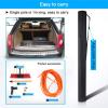 10ft-39ft Telescopic Window Cleaning Pole with Water Fed Brush Ideal for Solar Panel Cleaning Includes 30cm & 50cm Brush Heads Perfect for Outdoor Use view 4
