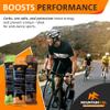 Mountain Fuel Sports Jelly Hydrogel Energy Gel Pouch - 20g of Carbs & Electrolytes - Mineral-Rich Hydration Boost - Vegan, Gluten-Free Performance Fuel - 4 Pack (4 Pack, Orange) view 3