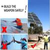 12FT-36FT Water Fed Telescopic Cleaning Brush Kit - Extendable Window Cleaner with Spray Washer Ideal for Solar Panel Cleaning & Outdoor Use Durable Window Cleaning Tool. view 3