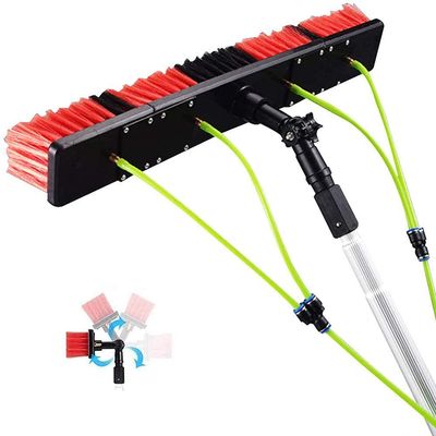 12M Solar Panel Cleaning Kit - Water Fed Telescopic Brush & Extendable Pole with 30cm Brush Head for Windows Roofs and Solar Panels - Efficient & Easy Cleaning Solution