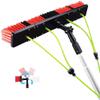 12M Solar Panel Cleaning Kit - Water Fed Telescopic Brush & Extendable Pole with 30cm Brush Head for Windows Roofs and Solar Panels - Efficient & Easy Cleaning Solution view 1